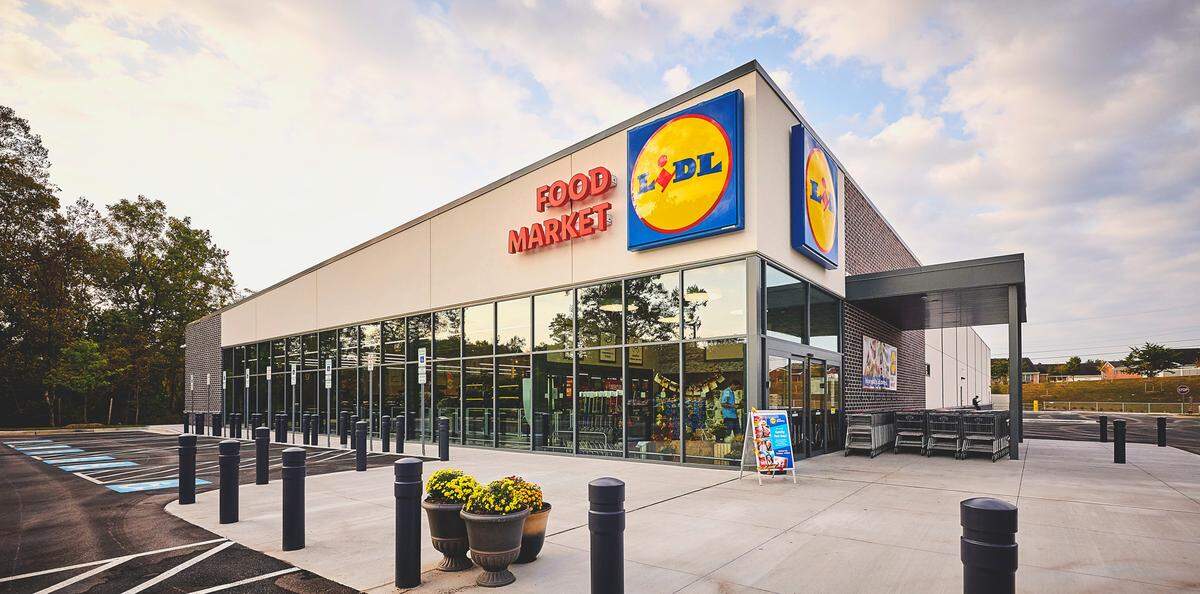 Lidl grocery store.
