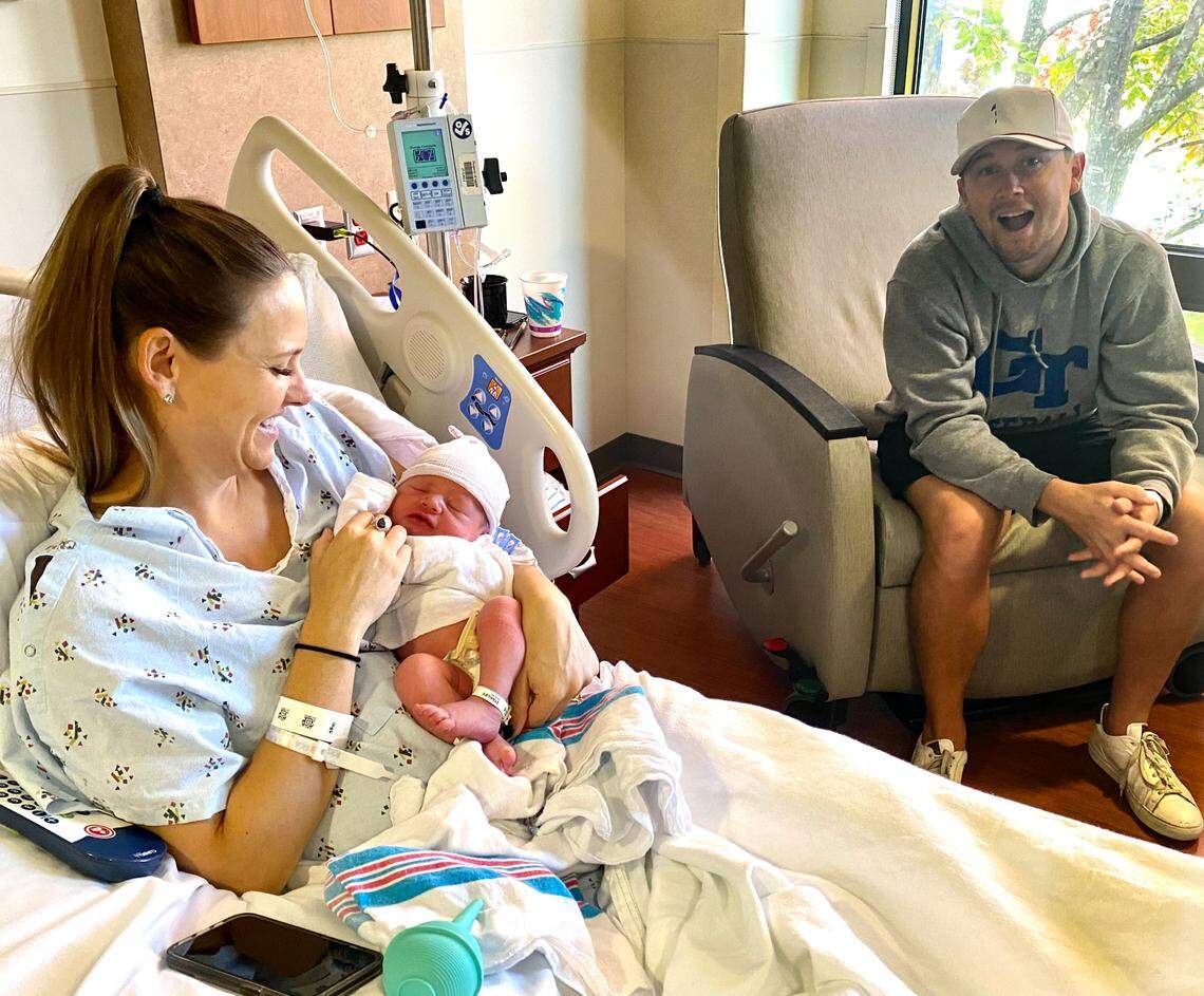 Scotty and Gabi McCreery announce the birth of their son Merrick Avery McCreery, who was born Oct. 24, 2022.