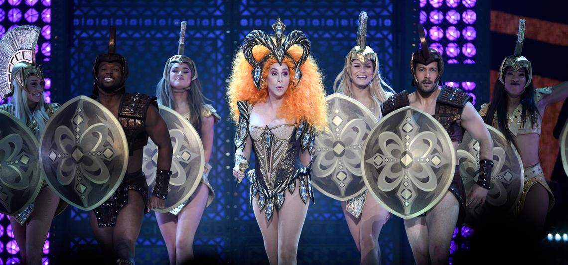 Cher brings her “Here We Go Again Tour” to Raleigh, N.C.’s PNC Arena Sunday night, Jan. 27, 2019.