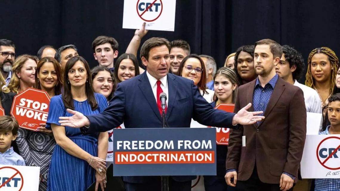 Florida Gov. Ron DeSantis has taken aim at his state’s public universities as liberal indoctrination centers. (Miami Herald photo)