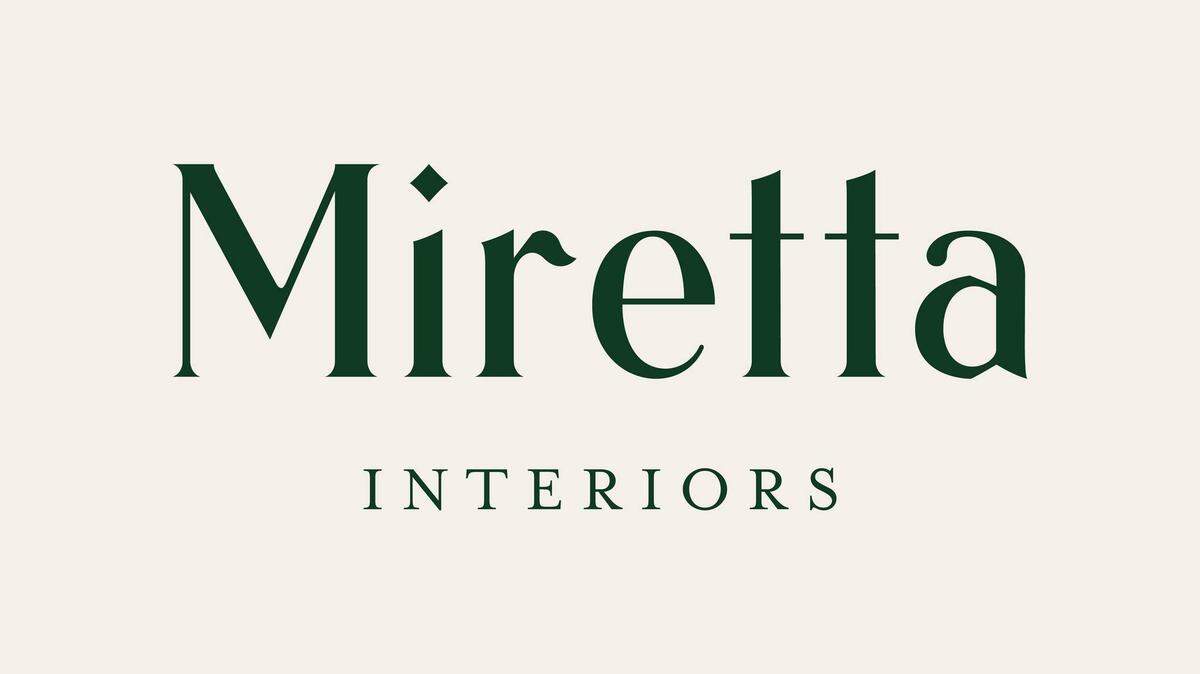 The logo for Miretta Interiors, a Raleigh interior design business owned by Alexandra “Zandy” Gammons. Gammons is facing multiple lawsuits and bankruptcy proceedings over more than $3 million in debts.