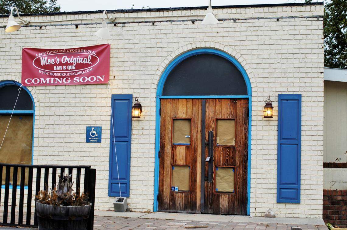 Moe’s Original BBQ will open in the former Blu Seafood space in Durham.