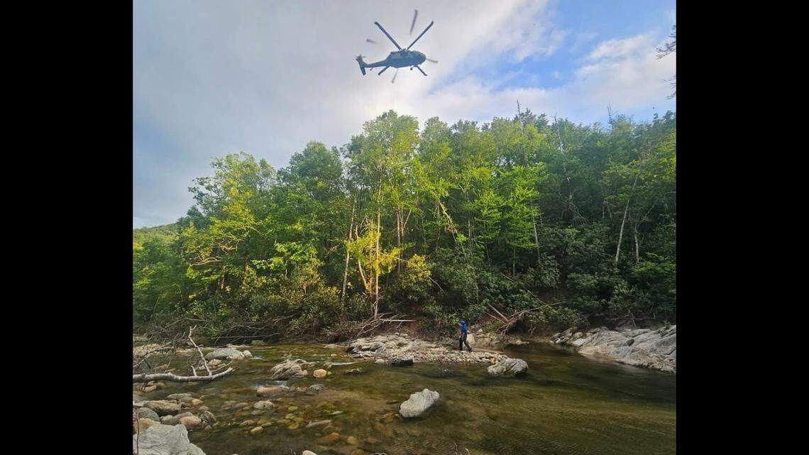 The snake bite happened Monday, June 2, in Pisgah National Forest and the rescue operation launched out of Salisbury, North Carolina, at about 5:30 p.m., according to N.C. Emergency Management. 