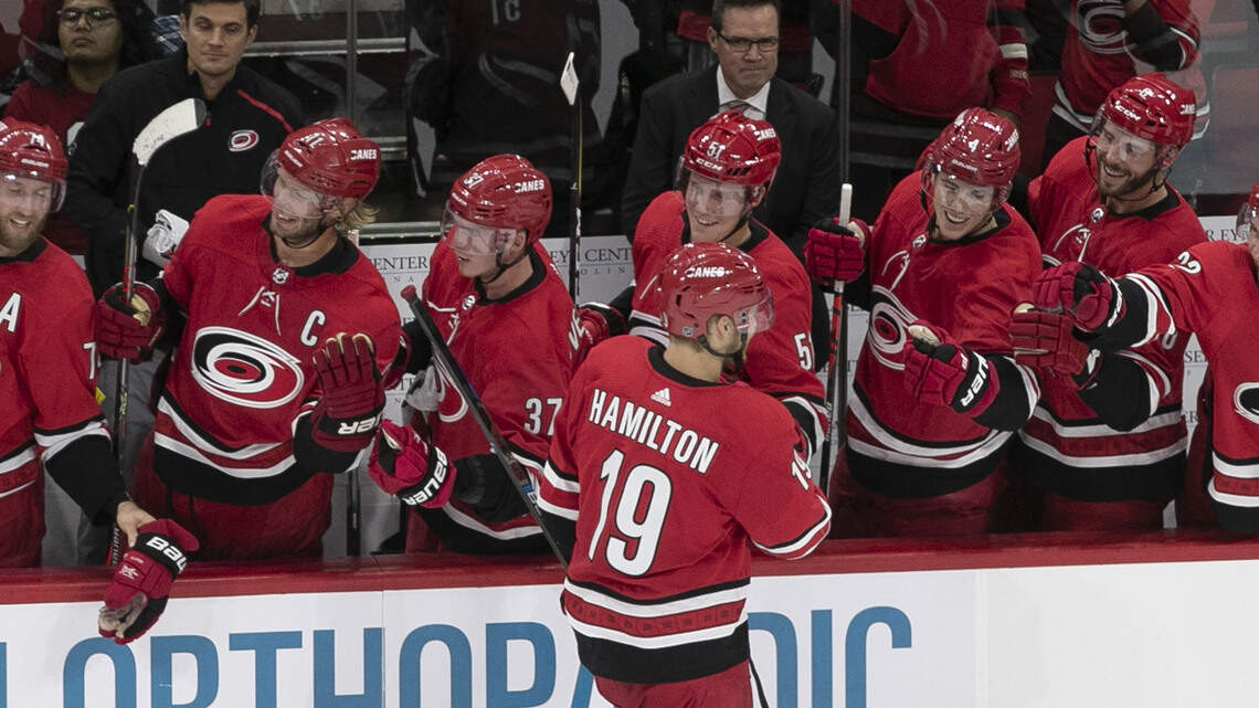 Canes’ Dougie Hamilton leaves Columbus game with injury
