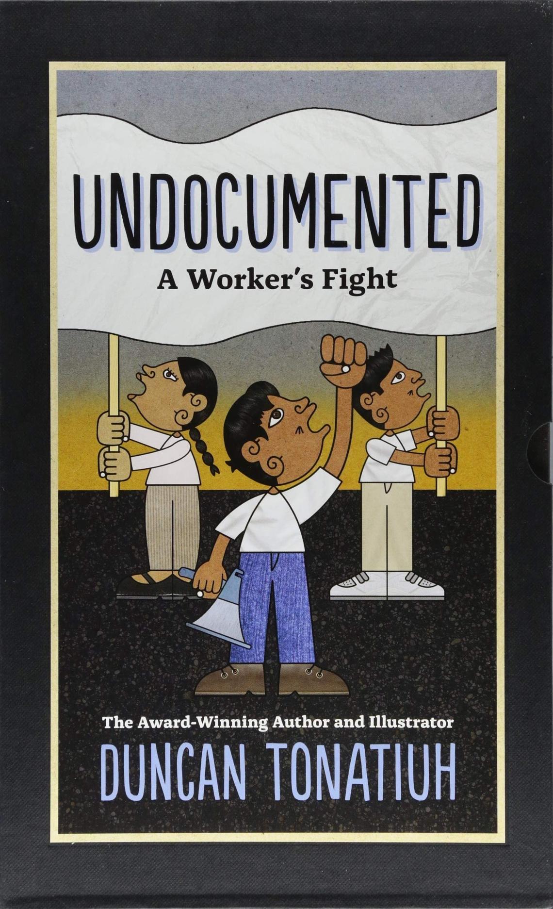 From beginning, the format of “Undocumented: A Worker’s Fight,” by Duncan Tonatiuh hows its uniqueness with the codex form used by Mixteco. Juan, who is from that culture speaks of his tireless work and the plight of immigrants.
