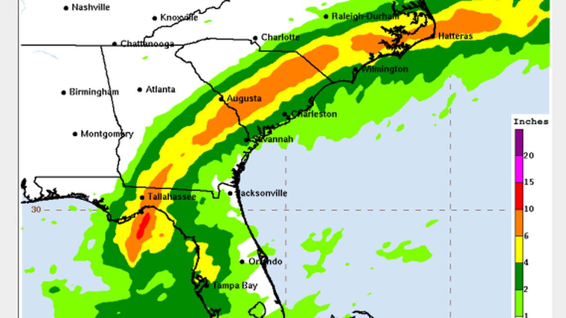 Update for Hurricane Idalia in North Carolina: What to expect on Wednesday