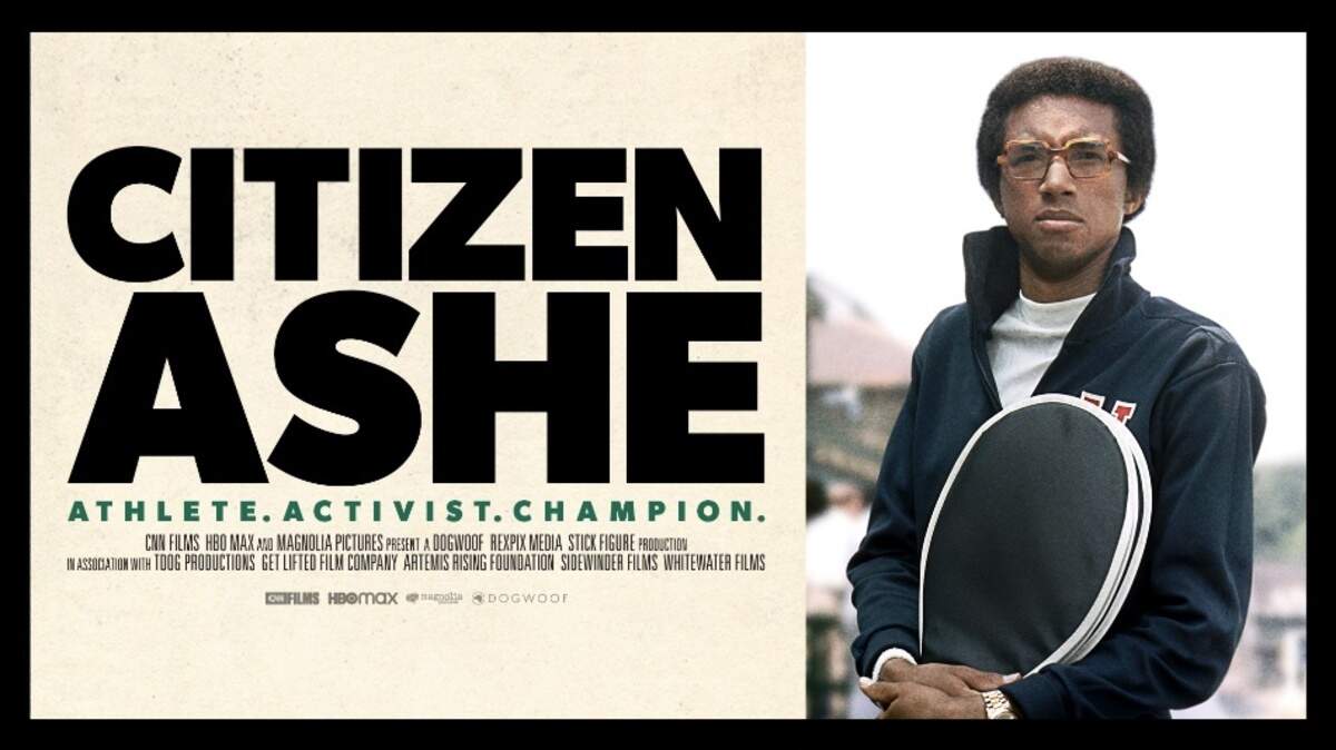 “Citizen Ashe,” about tennis champion Arthur Ashe, makes its television debut on CNN on June 26, 2022.