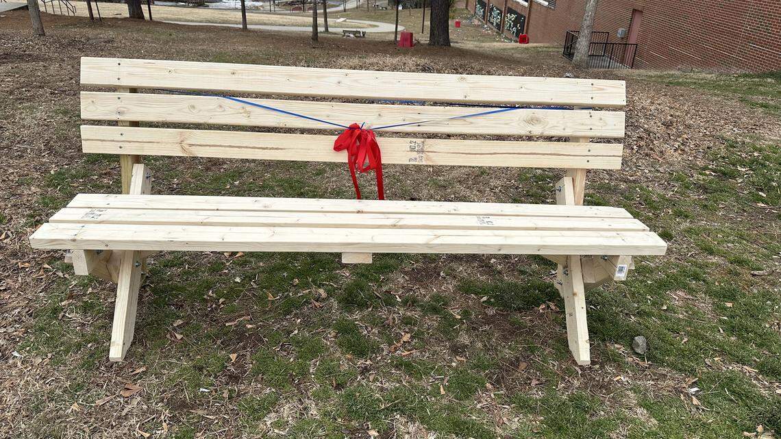 Volunteer-built benches give Durham bus riders a place to sit, and send a message