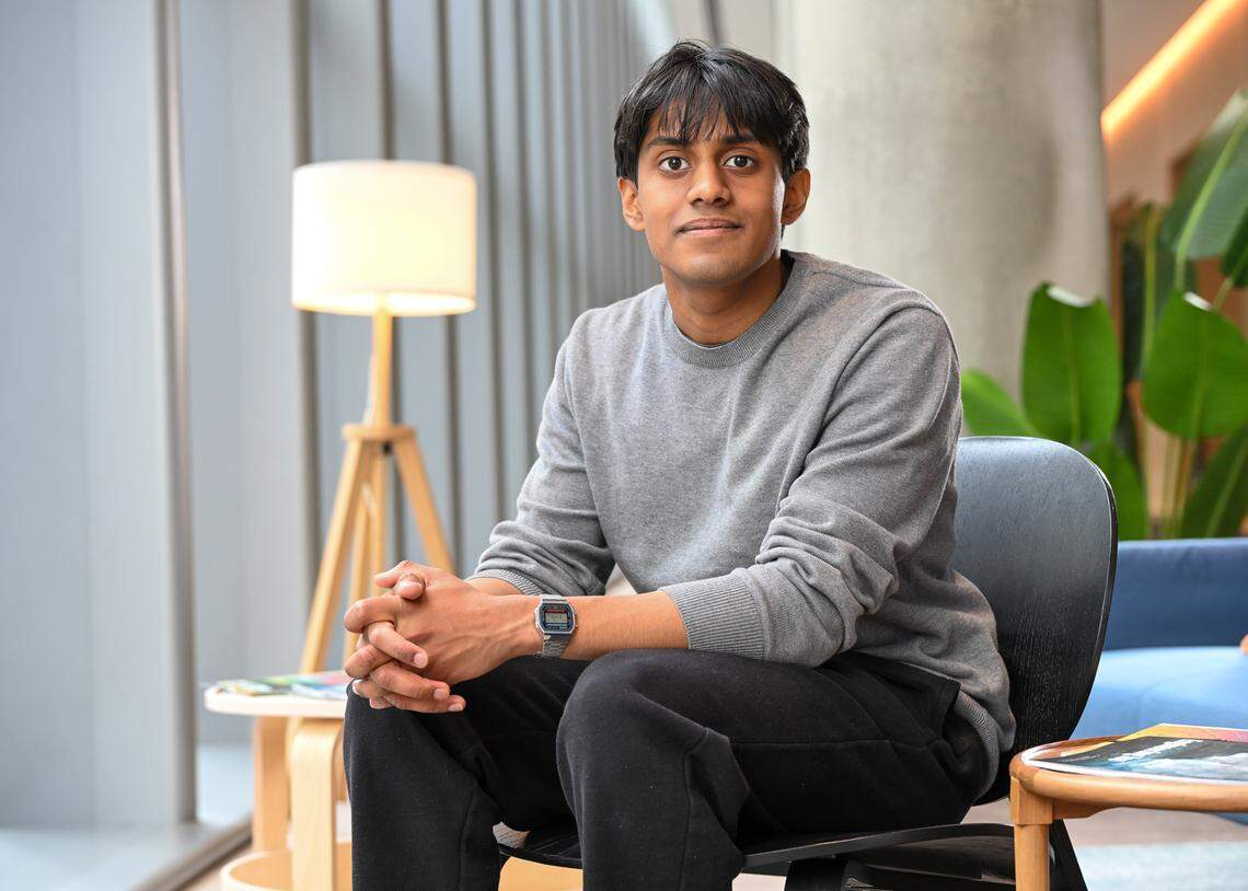 Thanush Patlolla, a senior at Enloe High School in Raleigh, won ninth place and a $50,000 prize at the 2025 Regeneron Science Talent Search.