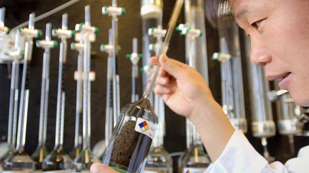 Congress wants universities to keep what it calls “critical technologies” out of the hands of foreign governments. In this file photo a post-doctorate student from China is conducting research experiments in the Department of Chemical and Petroleum Engineering at the University of Wyoming.