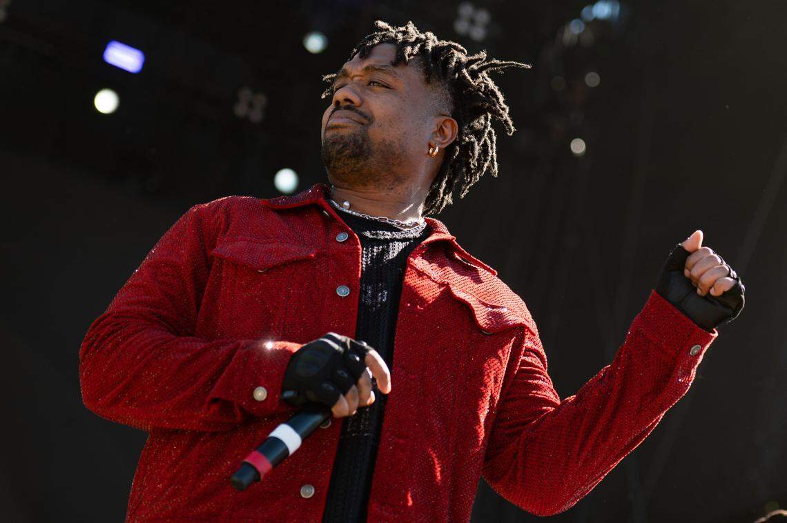 Earthgang performs at the first day of Dreamville Music Festival in Dix Park in Raleigh, NC on Saturday, April 6, 2024.