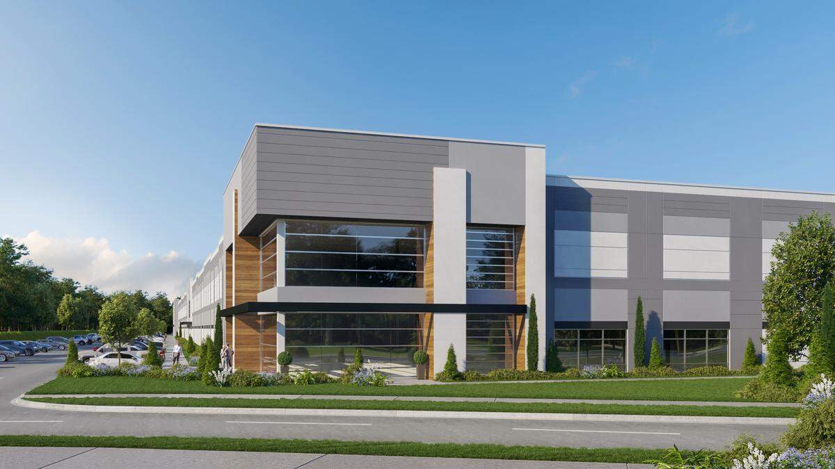 Apex Commerce Center will add 845,000 square feet of industrial and warehouse space to southern Wake County.