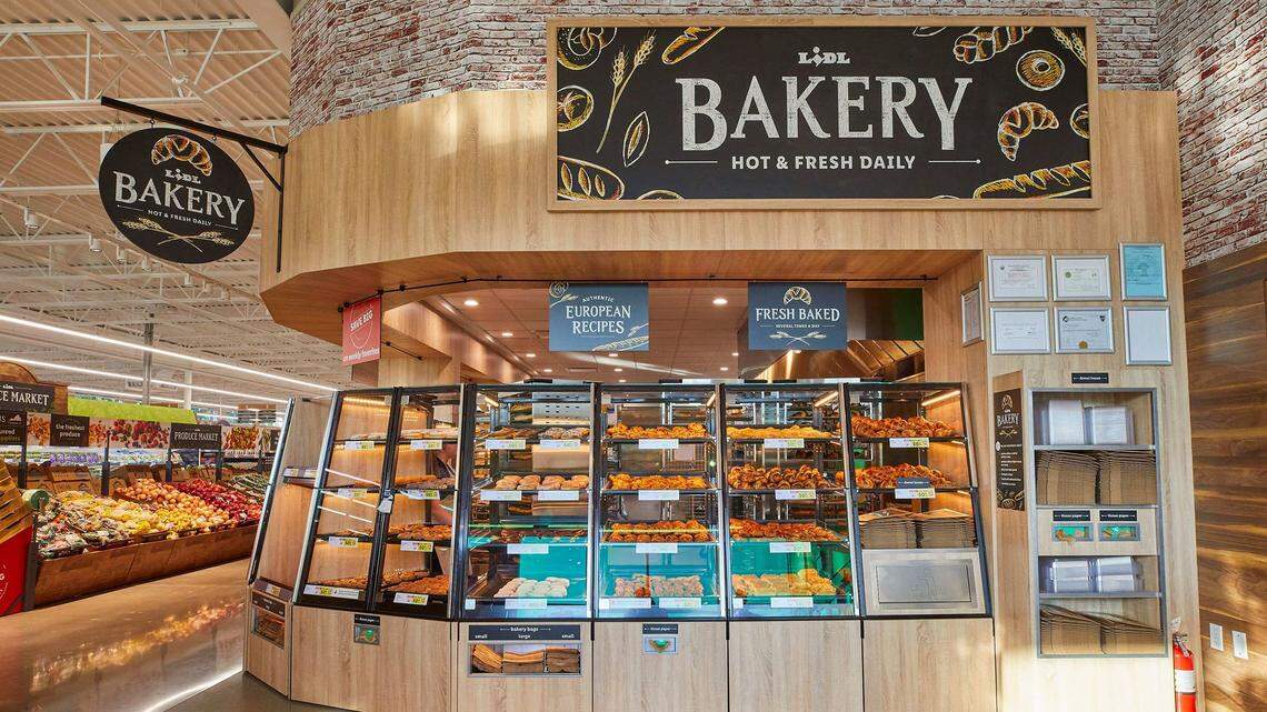 Lidl grocery stores feature an in-house bakery.