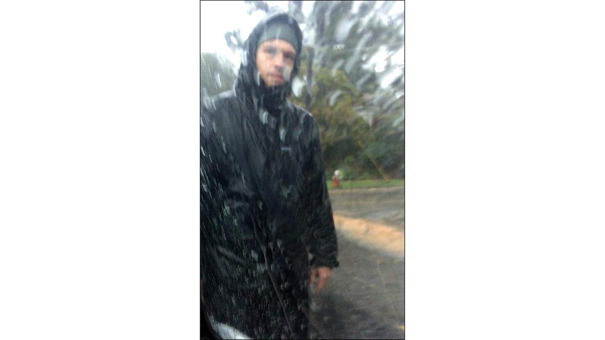 In this image taken from video by Wes Phillips in 2016, Ryan Camacho approaches his car.
