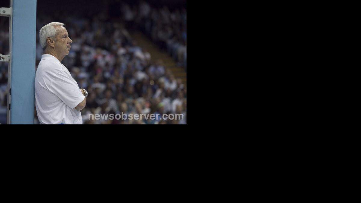 UNC coach Roy Williams has been added to the Lakers’ “interview list,” according to the Los Angeles Times. 
