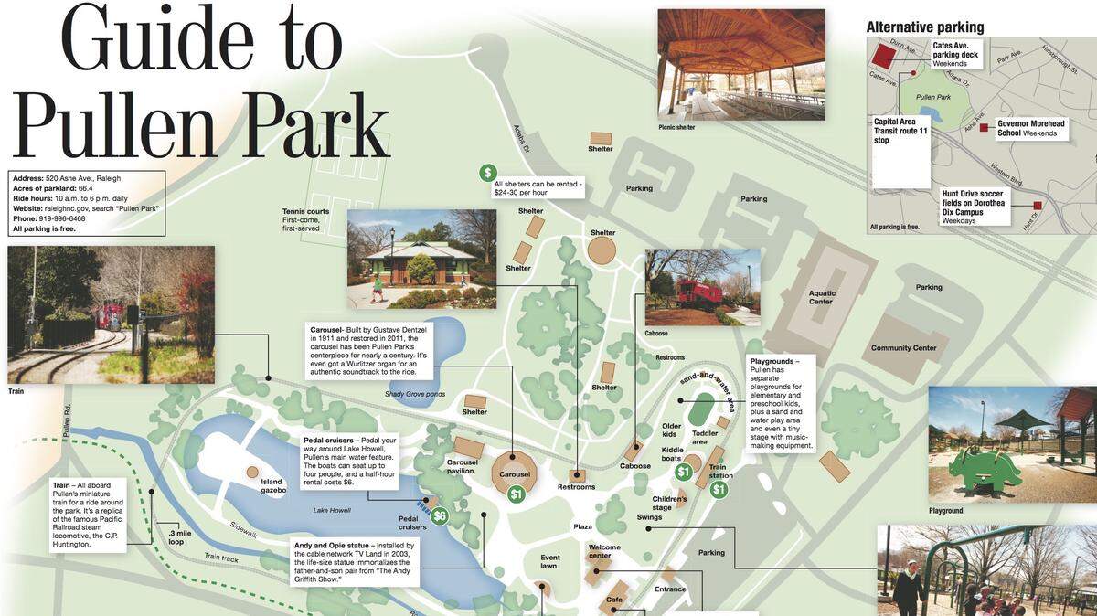 A guide to Pullen Park in Raleigh.