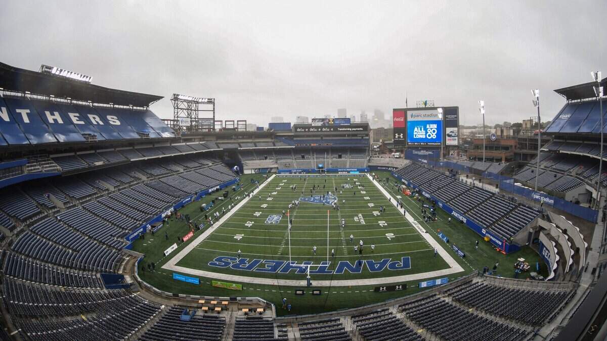 Center Parc Stadium is seen before a NCAA college football game between Georgia State and North Carolina Saturday, Sept. 10, 2022, in Atlanta.