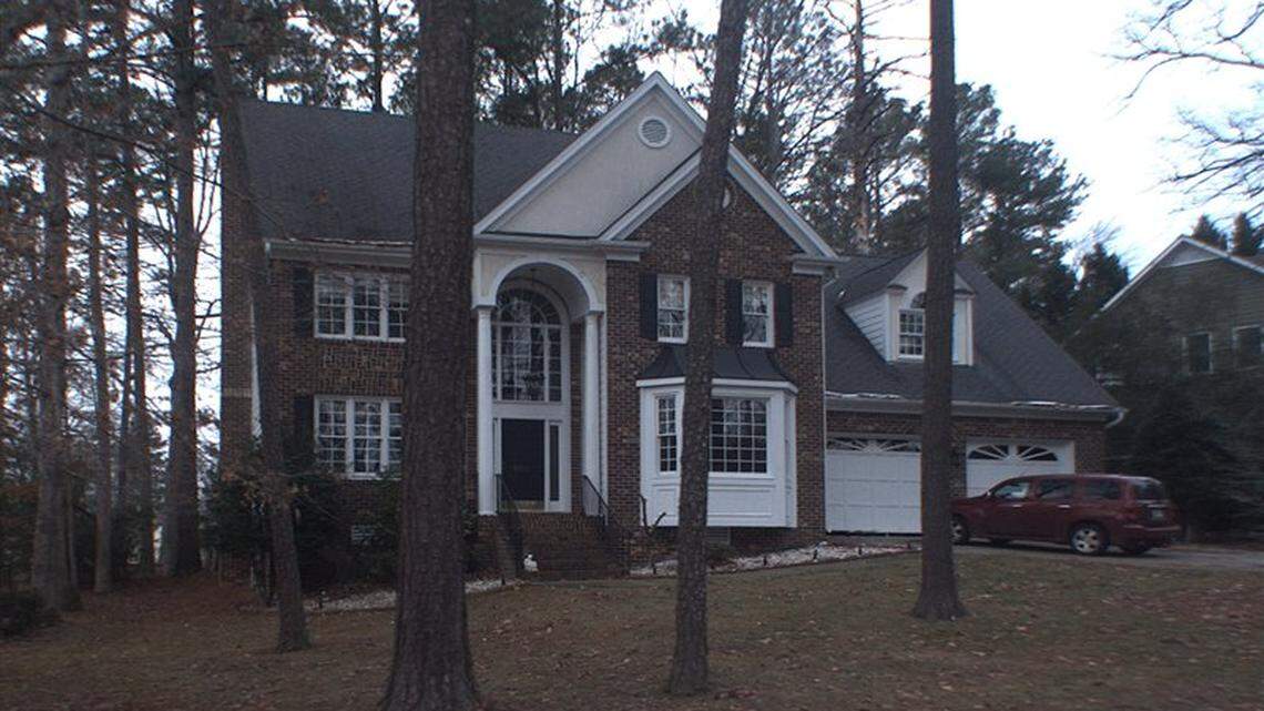 This house in the Sunset Ridge subdivision in Holly Springs was used in a complex bank fraud scheme in 2014. Ownership was transferred from a homeowners association through a series of fraudulent transactions that ultimately benefited Xavier Earquhart, who was sentenced to prison Monday.