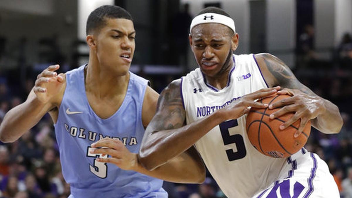 Columbia forward Patrick Tape, left, will transfer and play at Duke next season.