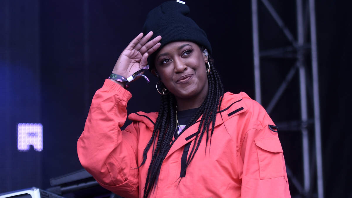 North Carolina rapper Rapsody salutes the crowd at the Dreamville Music Festival April 6 at Dix Park. Rapsody, who released a new album in 2019, is on tour with a stop in Raleigh March 13.