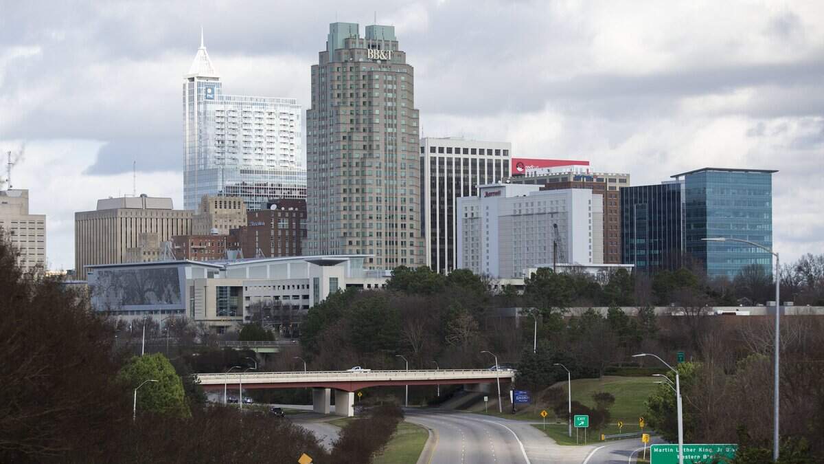 Downtown Raleigh.