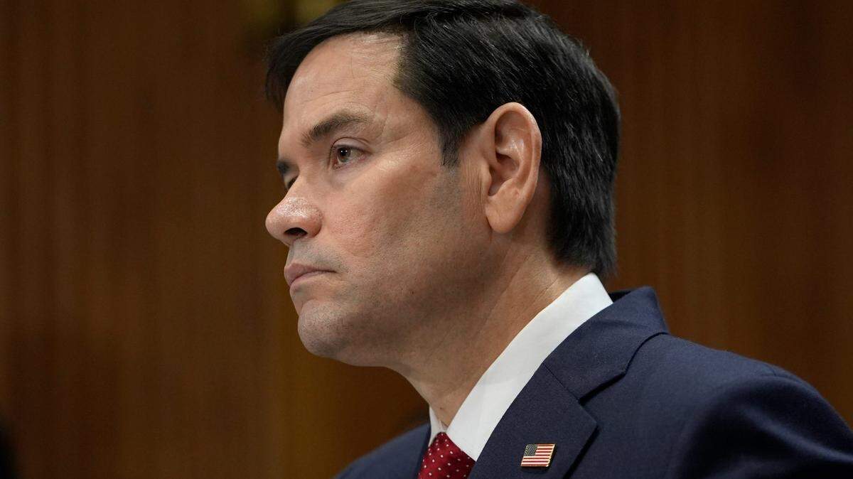 Marco Rubio attends a Senate Foreign Relations committee hearing on his nomination to be Secretary of State on Jan. 15, 2025 in Washington, D.C.