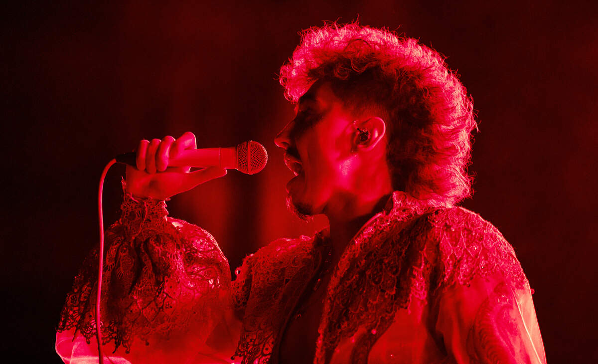 Greta Van Fleet in concert at Raleigh, N.C.’s PNC Arena with Houndmouth, Monday night, March 13, 2023.