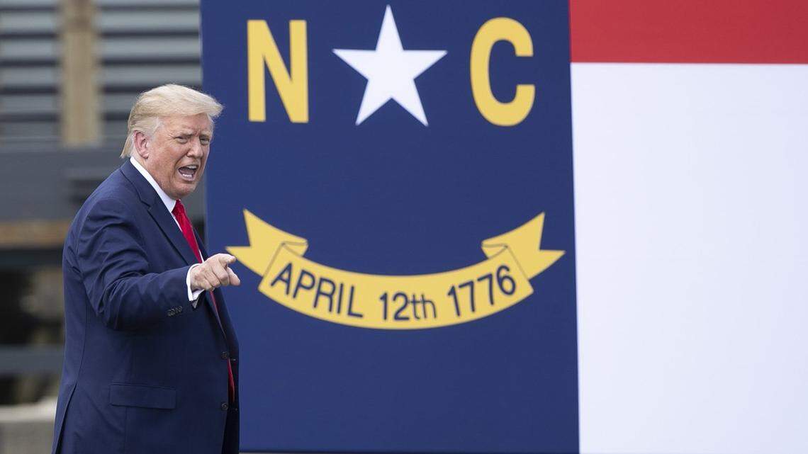 Trump, Biden remain tied in NC, as Biden matches Trump’s TV spending