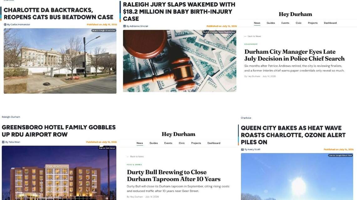 The bylines look real. But these prolific NC reporters aren’t.