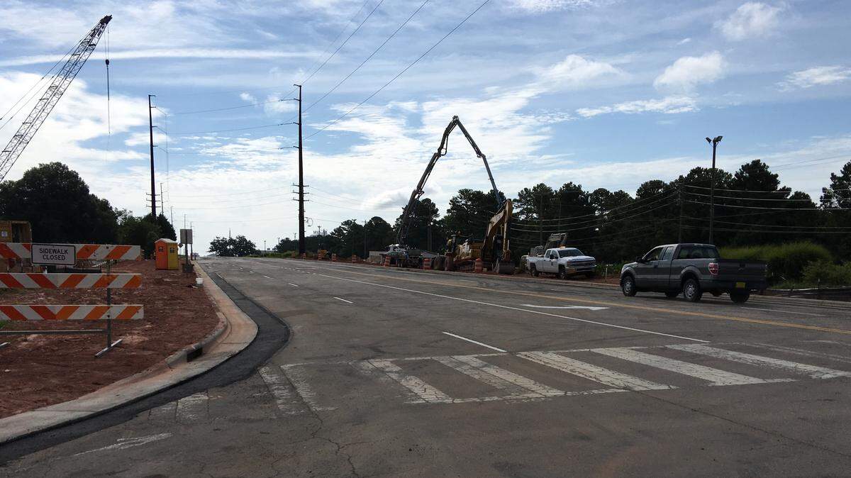 Trinity Road reopened in July between Blue Ridge and Edwards Mill roads in West Raleigh where contractors were building a pedestrian tunnel between the State Fairgrounds and Carter-Finley Stadium.