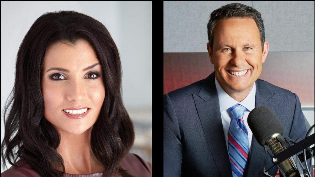 Dana Loesch of "The Dana Show," left, and Brian Kilmeade of "The Brian Kilmeade Show."