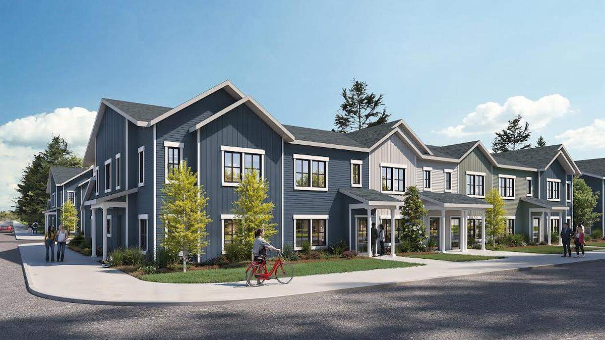 A new 201-townhome “build-to-rent” community is coming to a 25-acre stretch of forested land along Wendell Falls Parkway in eastern Wake County.
