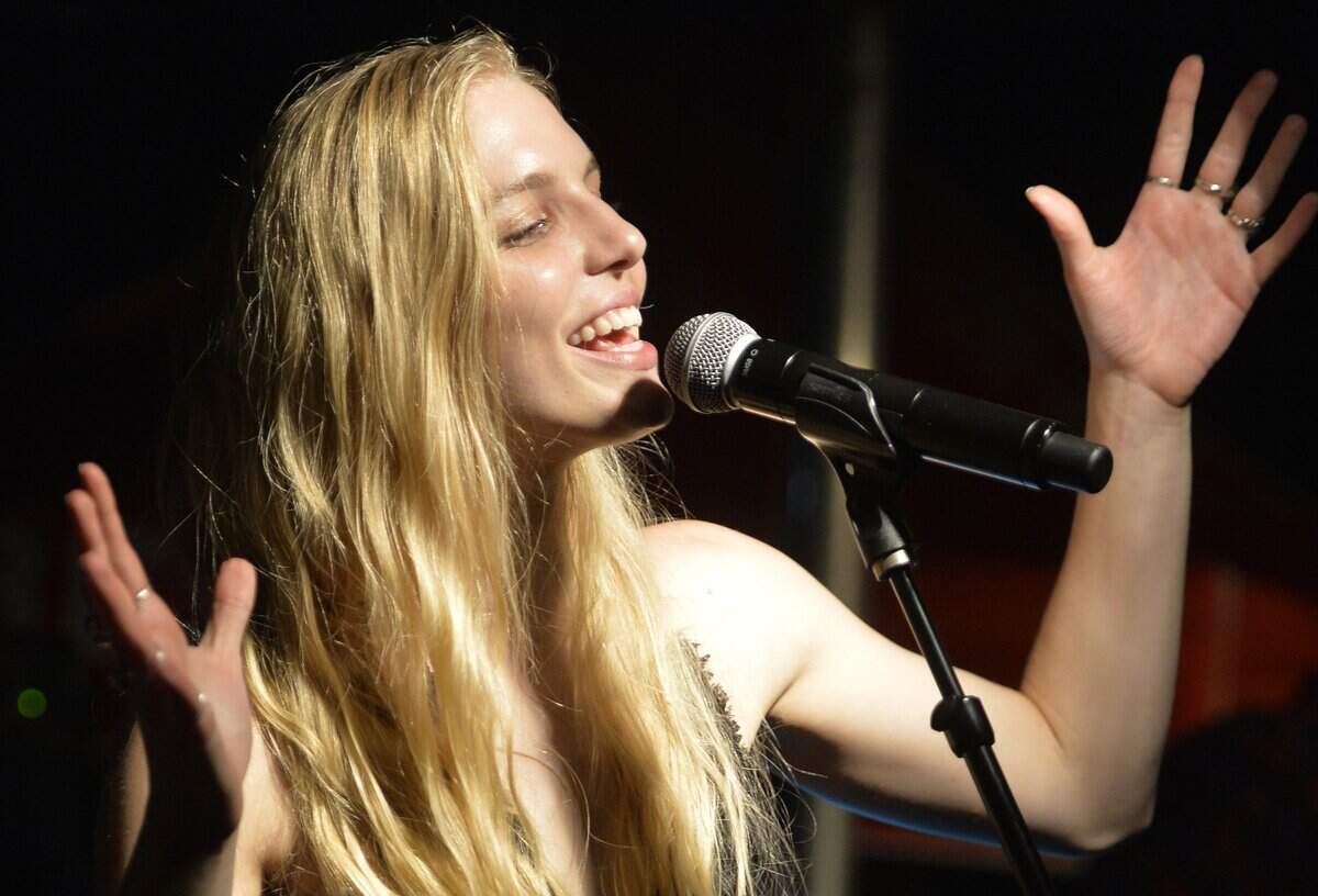 Delta Rae, with Brittany Holljes, performs at Packapalooza Aug. 24 on Hillsborough Street.