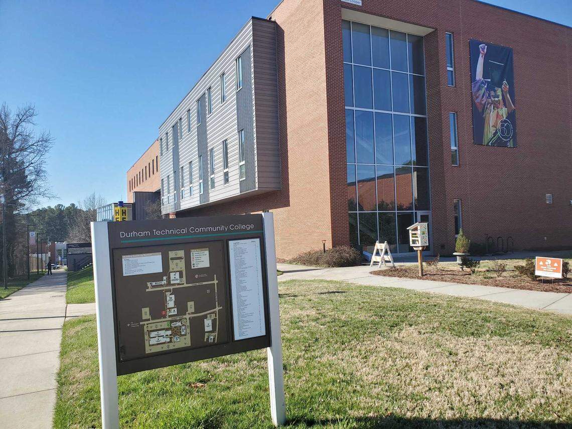 Vice President Kamala Harris planned to visit Durham Technical Community College on Wednesday, March 2, 2022.