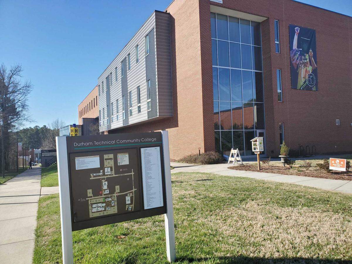 Vice President Kamala Harris planned to visit Durham Technical Community College on Wednesday, March 2, 2022.