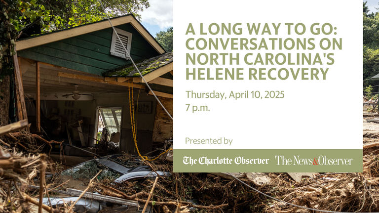 Charlotte Observer, N&O reporters moderate panel on NC’s Helene recovery efforts
