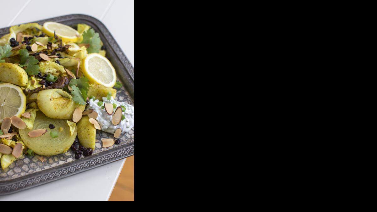Food Healthy Curried Cabbage