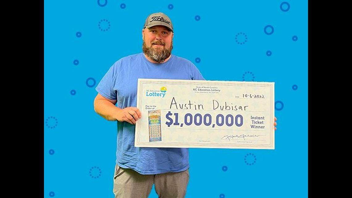 Austin Dubisar said he plans to use his winnings for his upcoming wedding and his daughter’s college tuition.