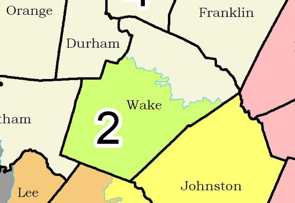 North Carolina’s 2nd Congressional District as it looks for the 2020 elections.