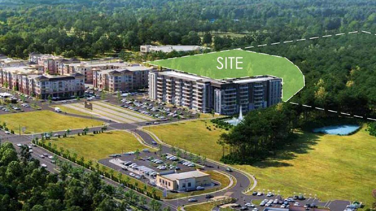 Northwood Ravin is planning 169 apartments and townhomes on just over six acres of a 19-acre site between Interstate 40 and Carraway Village, off Eubanks Road in Chapel Hill.