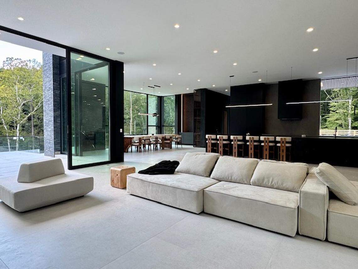 An open-floor layout at 1756 Holton Forest Trail in North Raleigh.