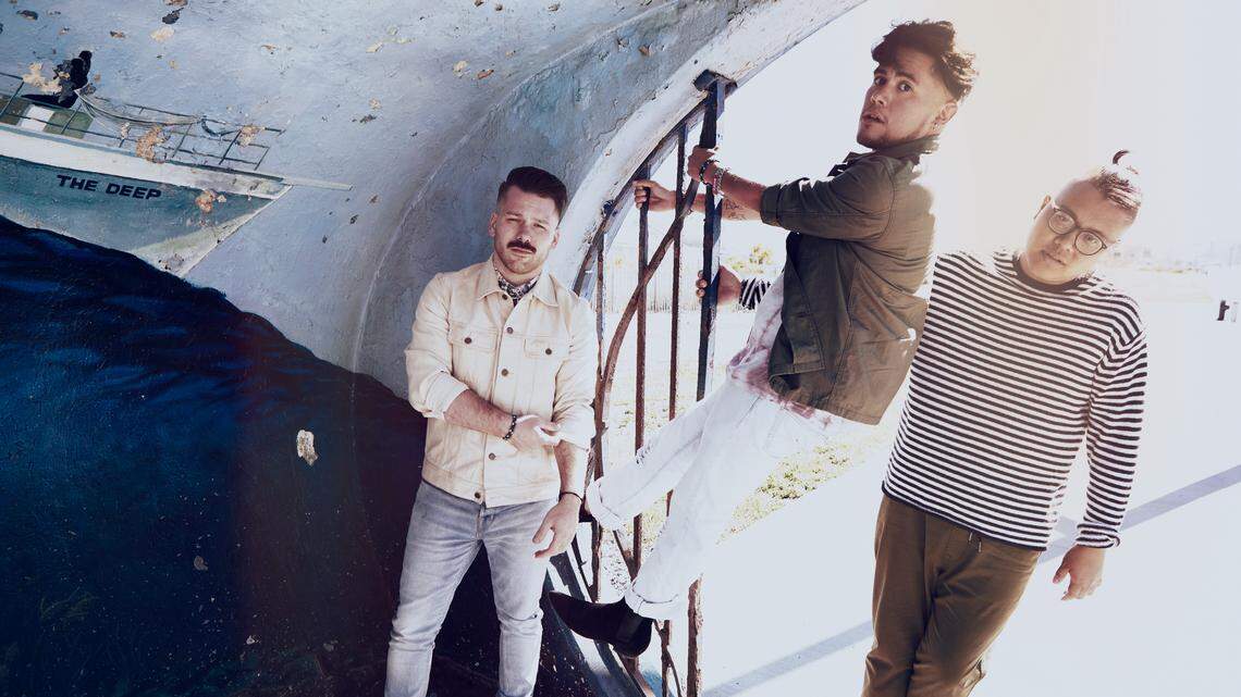 Arizona, a new Jersey-based trio of songwriters and producers, is opening for Panic! at the Disco.