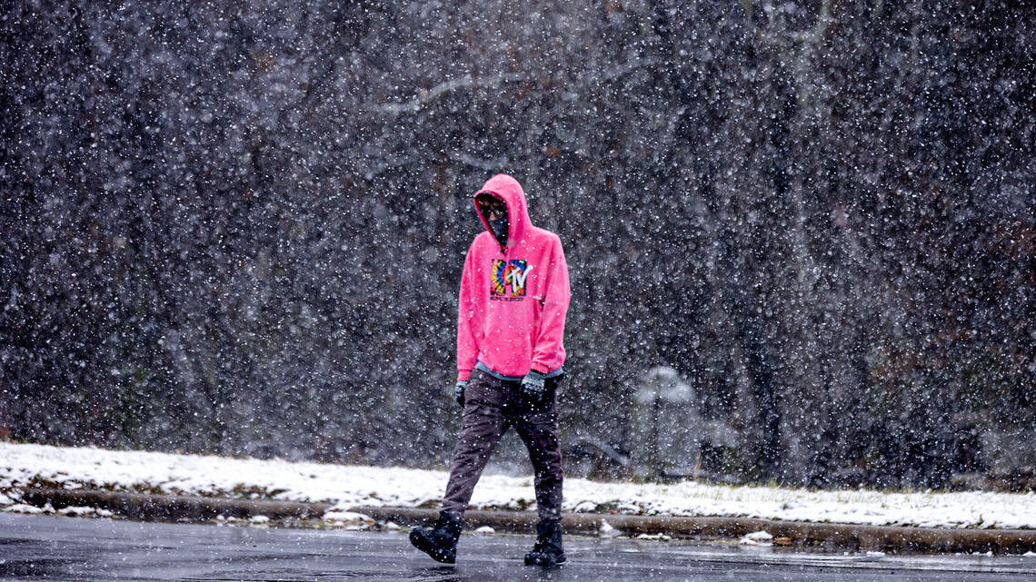 Snow expected Monday across the Raleigh Triangle region | Raleigh News ...