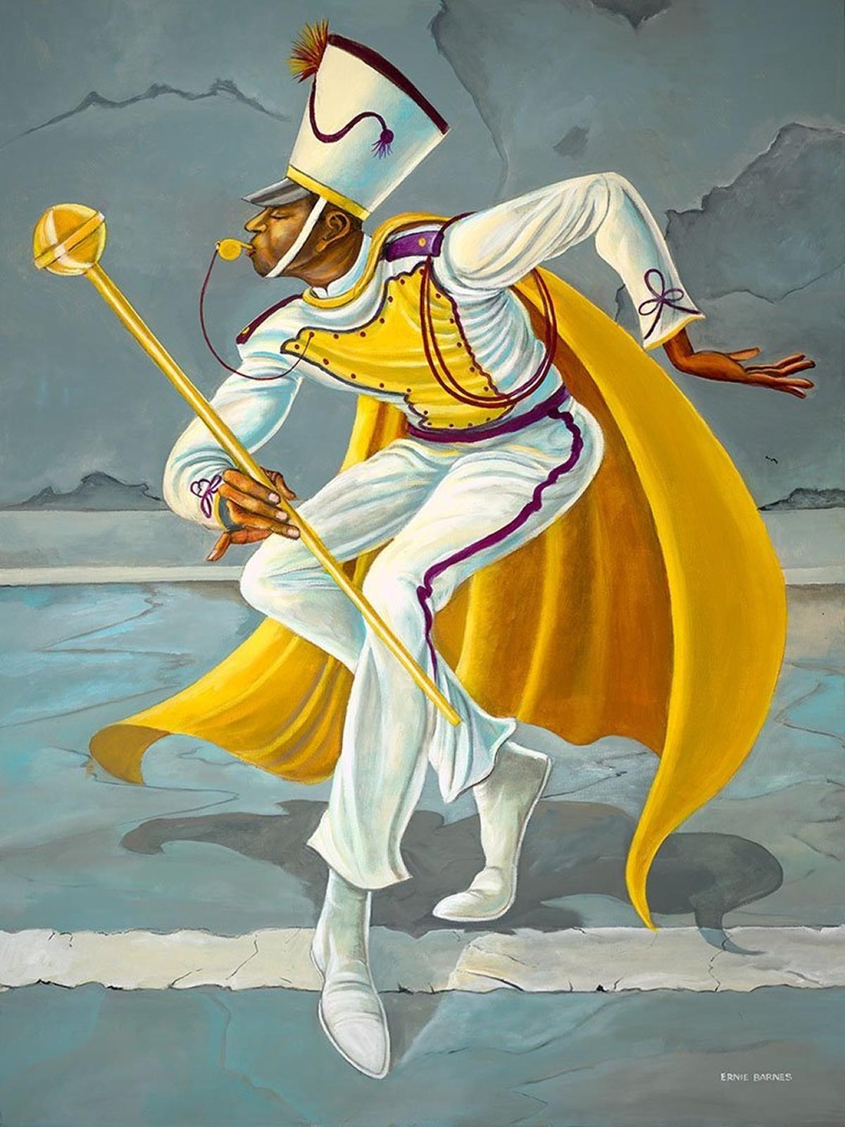“The Drum Major” by Ernie Barnes, 2003.