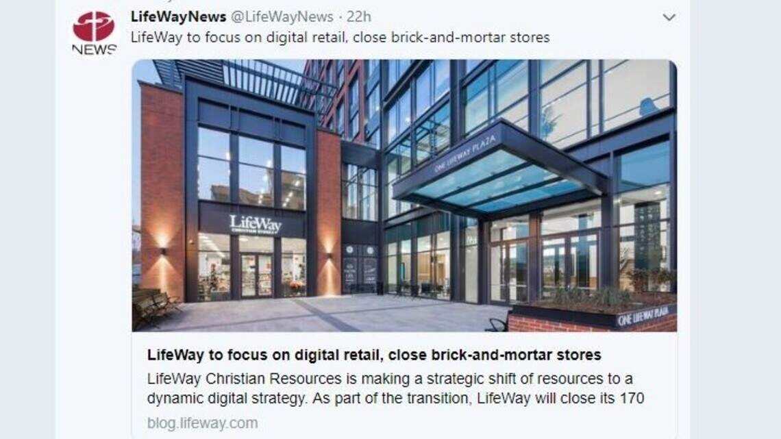 Lifeway Christian Bookstore closures include two in the Triangle, three in Charlotte area