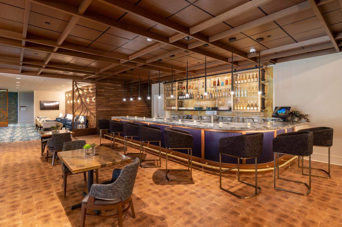 The Cardinal at North Hills’ lounge room in the East Tower.