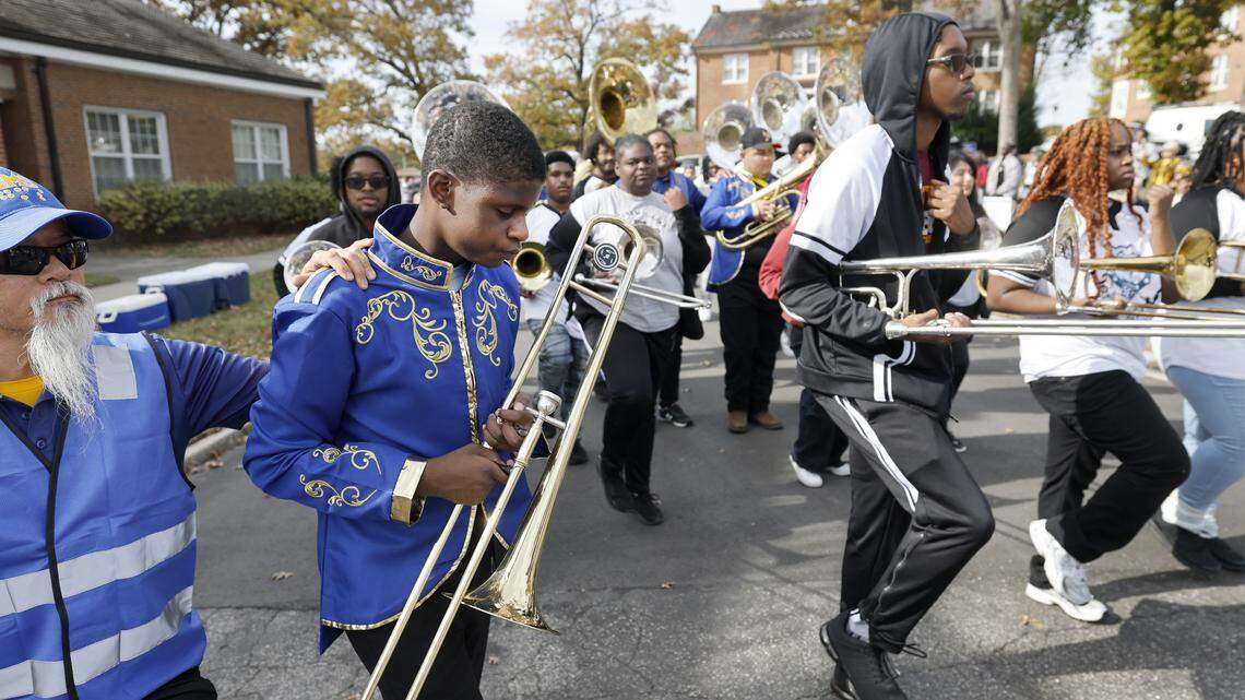 First-ever parade at Gov. Morehead School for Blind draws cheers, boosts pride