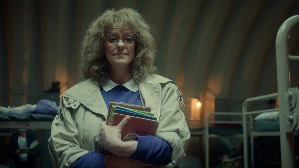 Hope Hynes Love as Miss Harris in Stranger Things: Season 5.