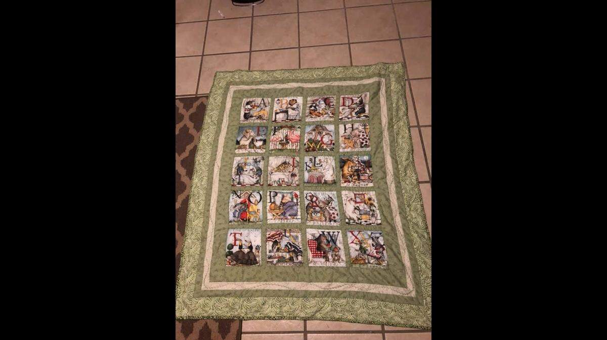 A handmade quilt that flew more than 10 miles during this week’s deadly tornado has found its way back home, thanks to social media.