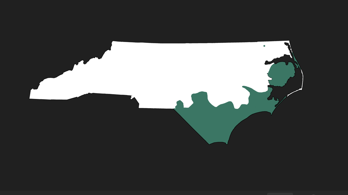 Alligators occur naturally in some coastal areas of southeastern North Carolina, but Johnston County is not one of those areas, experts say.